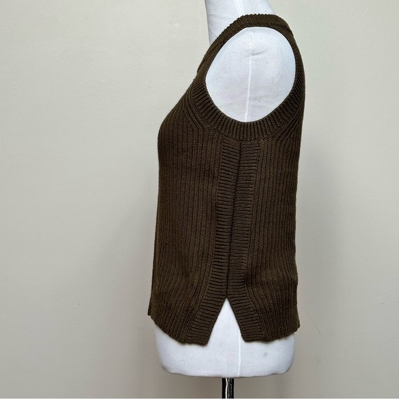 Madewell Valley Sweater Tank olive green size XXS - Picture 7 of 11